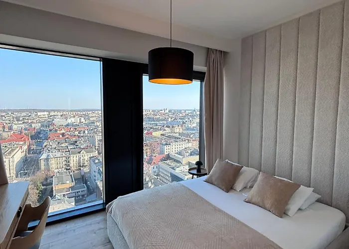 Apartament Sky Tower L 19 Piętro L Wanna Z Widokiem Na *
