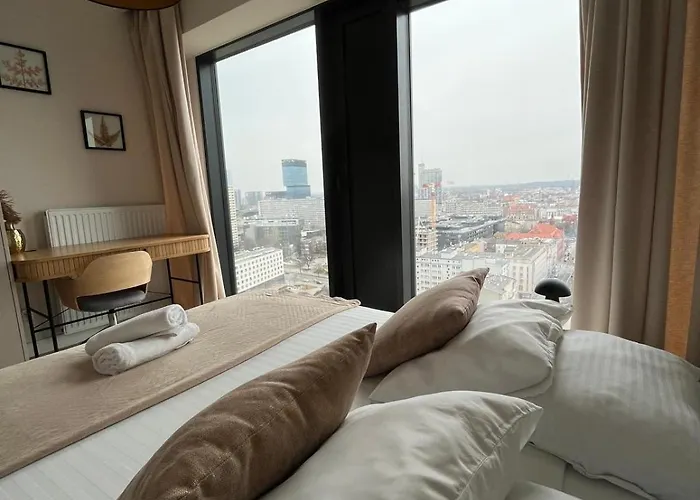 Sky Tower L 19 Pietro L Wanna Z Widokiem Na Apartment Kattowitz