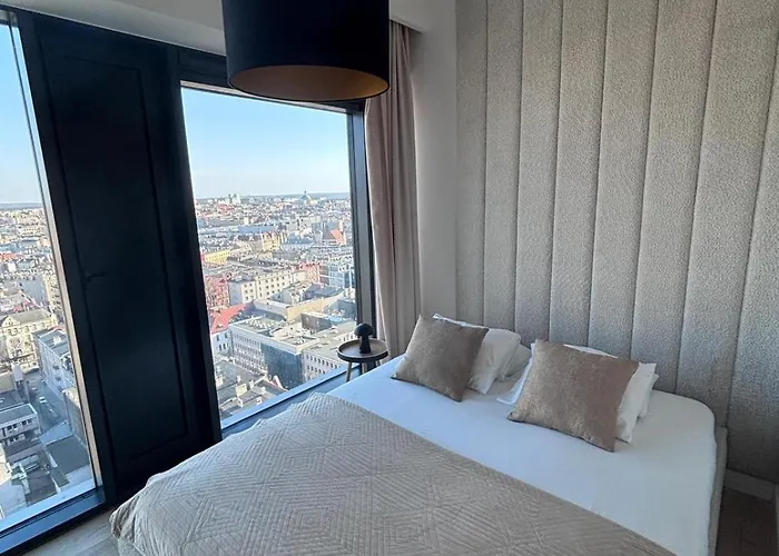 Sky Tower L 19 Piętro L Wanna Z Widokiem Na Apartament *