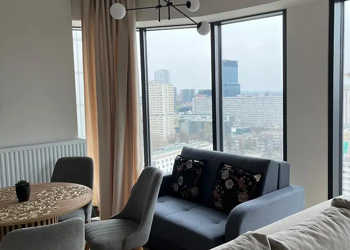 Apartament Sky Tower L 19 Piętro L Wanna Z Widokiem Na