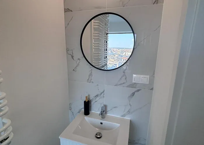 Apartament Sky Tower L 19 Piętro L Wanna Z Widokiem Na *