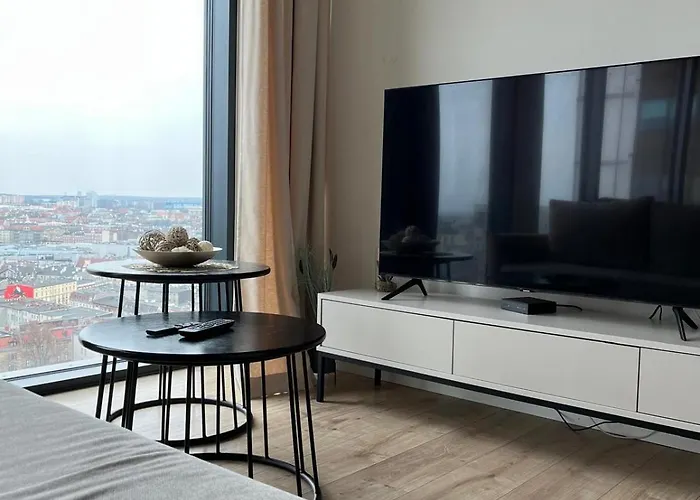 Sky Tower L 19 Pietro L Wanna Z Widokiem Na Apartment Kattowitz