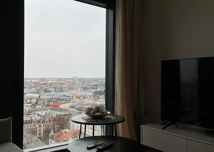 Sky Tower L 19 Pietro L Wanna Z Widokiem Na * Kattowitz