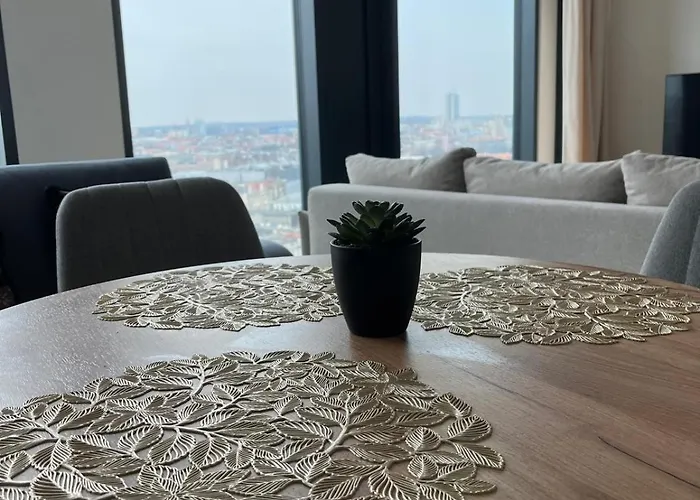 Sky Tower L 19 Pietro L Wanna Z Widokiem Na Apartment *