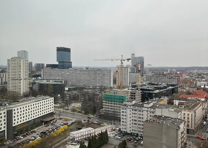 Apartament Sky Tower L 19 Piętro L Wanna Z Widokiem Na Katowice