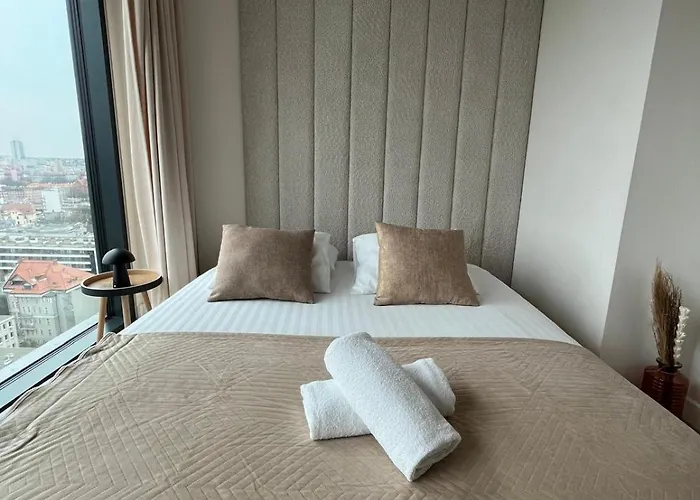 Apartament Sky Tower L 19 Piętro L Wanna Z Widokiem Na *