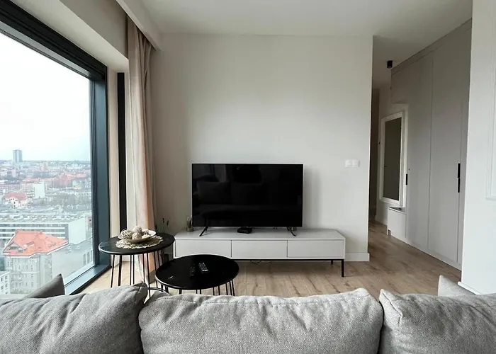 Apartament Sky Tower L 19 Piętro L Wanna Z Widokiem Na Katowice